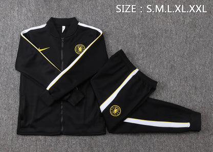 Tuta Full-zip Chelsea 26/27 Uomo Nero | Tuta da Calcio - CalcioVivo