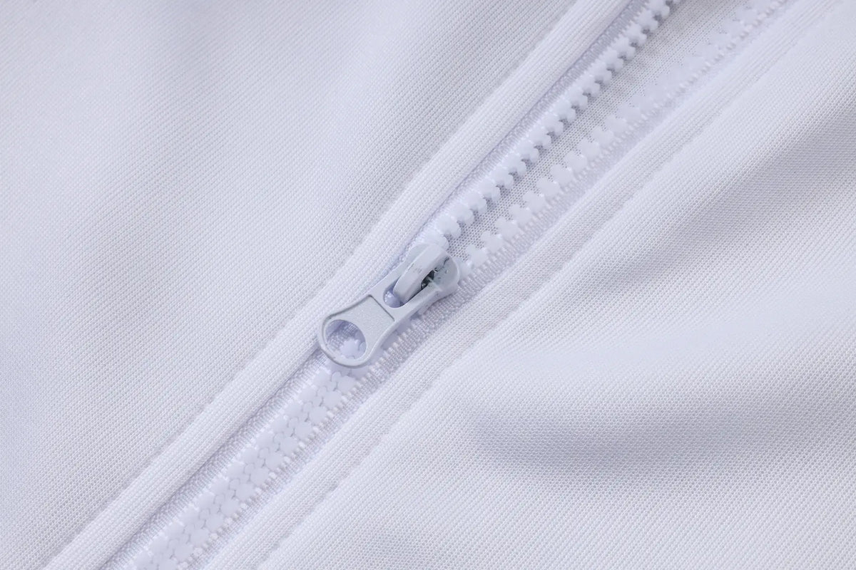 Tuta Full-zip Francia 26/27 Uomo Bianco e Blu | Tuta da Calcio - CalcioVivo