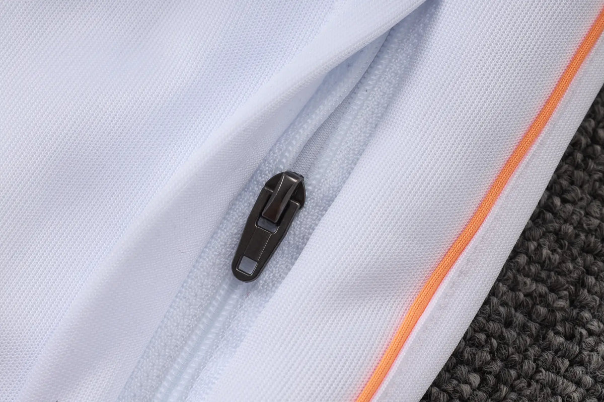 Tuta Full-zip Francia 26/27 Uomo Bianco e Blu | Tuta da Calcio - CalcioVivo