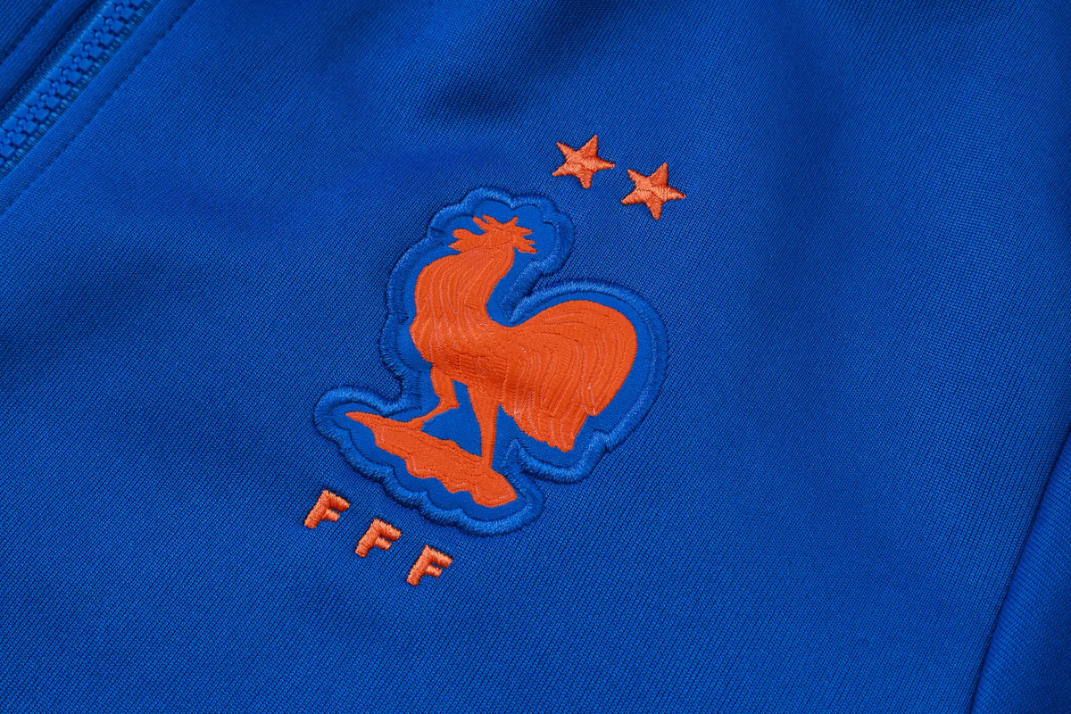 Tuta Full-zip Francia 26/27 Uomo Blu | Tuta da Calcio - CalcioVivo
