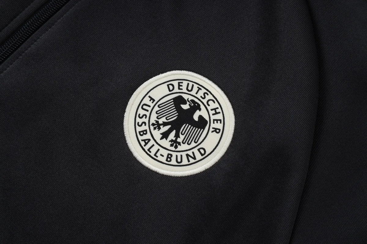 Tuta Full-zip Germania 26/27 Uomo Nero | Tuta da Calcio - CalcioVivo
