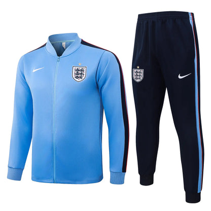 Tuta Full-zip Inghilterra 26/27 Uomo Azzurro | Tuta da Calcio - CalcioVivo