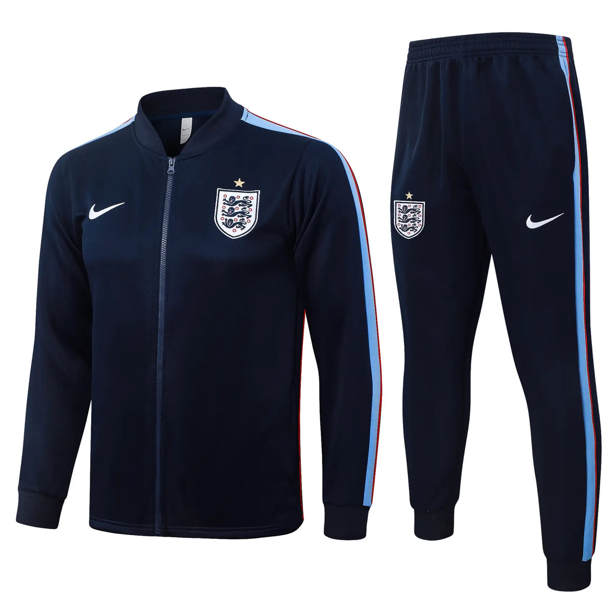 Tuta Full-zip Inghilterra 26/27 Uomo Blu Navy | Tuta da Calcio - CalcioVivo