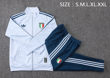 Tuta Full-zip Italia 26/27 Uomo Azzurro/Blu Navy | Tuta da Calcio - CalcioVivo