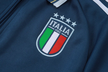 Tuta Full-zip Italia 26/27 Uomo Blu Navy | Tuta da Calcio - CalcioVivo