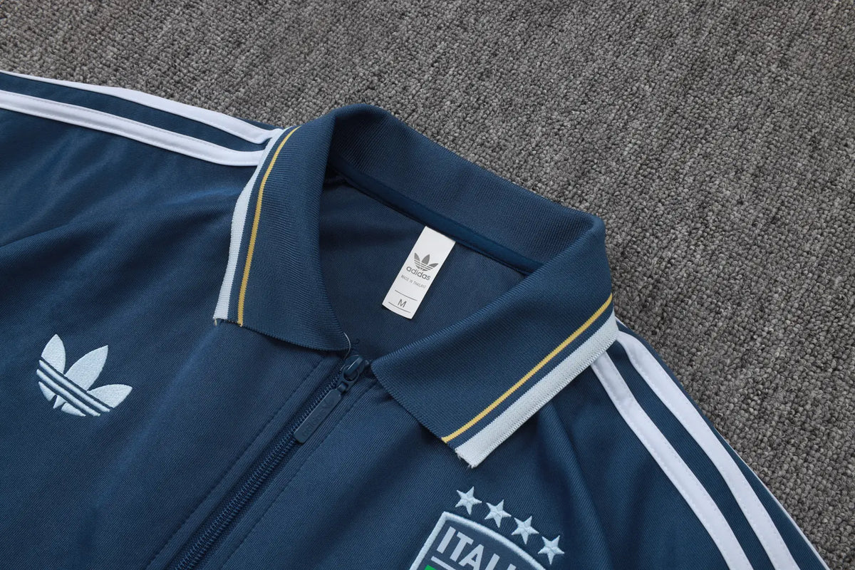 Tuta Full-zip Italia 26/27 Uomo Blu Navy | Tuta da Calcio - CalcioVivo