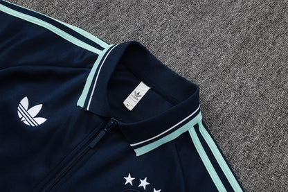 Tuta Full-zip Italia 26/27 Uomo Blu Navy | Tuta da Calcio - CalcioVivo