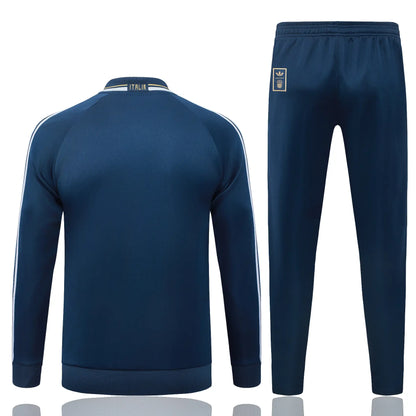Tuta Full-zip Italia 26/27 Uomo Blu Navy | Tuta da Calcio - CalcioVivo