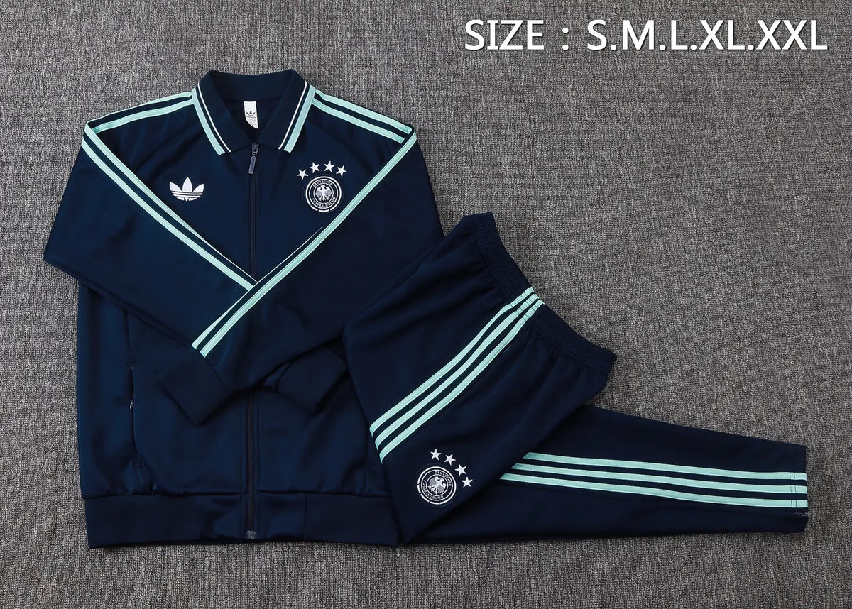 Tuta Full-zip Italia 26/27 Uomo Blu Navy | Tuta da Calcio - CalcioVivo