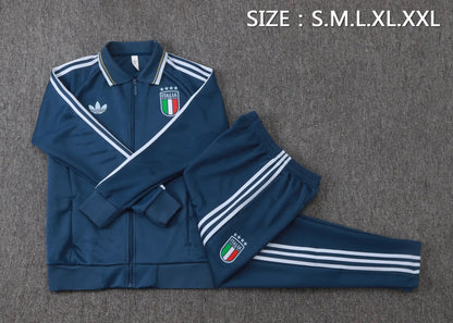 Tuta Full-zip Italia 26/27 Uomo Blu Navy | Tuta da Calcio - CalcioVivo