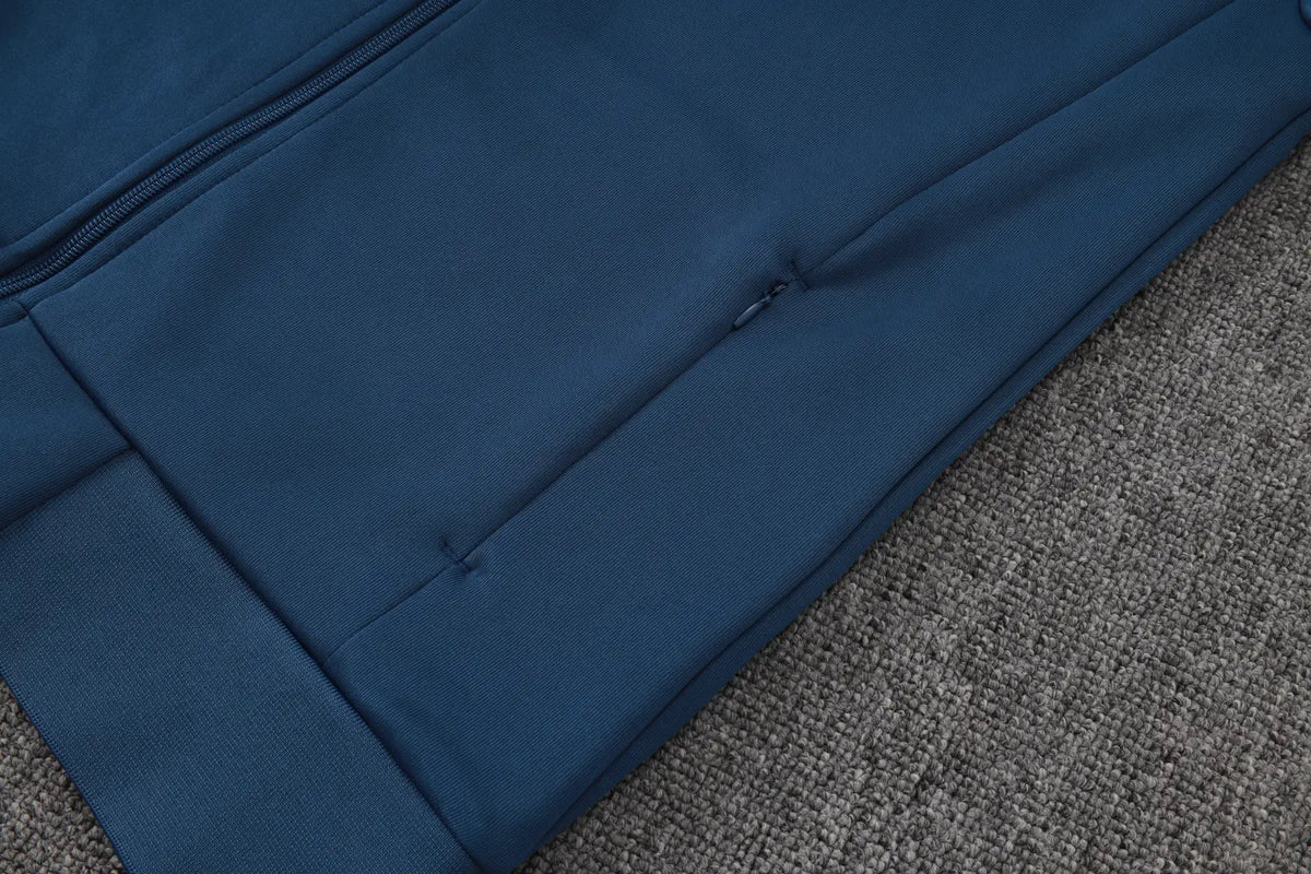 Tuta Full-zip Italia 26/27 Uomo Blu Navy | Tuta da Calcio - CalcioVivo