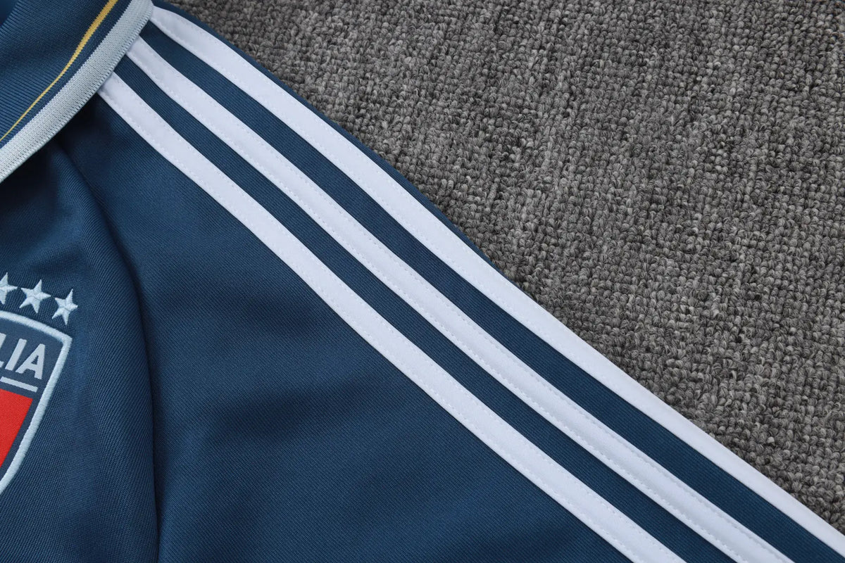 Tuta Full-zip Italia 26/27 Uomo Blu Navy | Tuta da Calcio - CalcioVivo