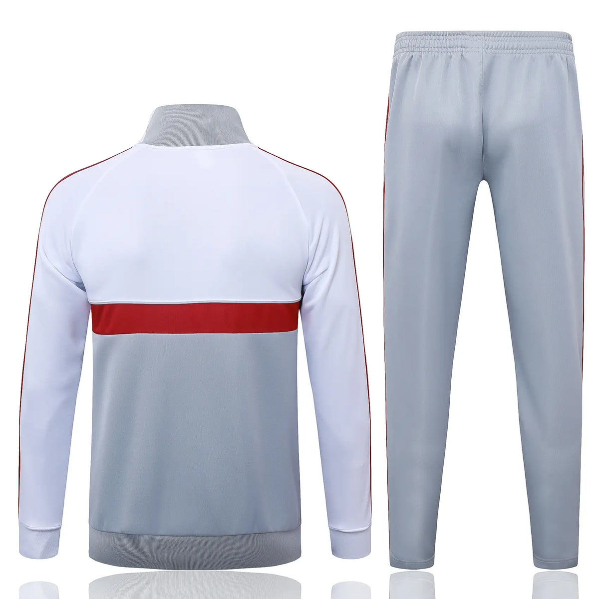 Tuta Full-zip Liverpool 26/27 Uomo Bianco e Grigio | Tuta da Calcio - CalcioVivo
