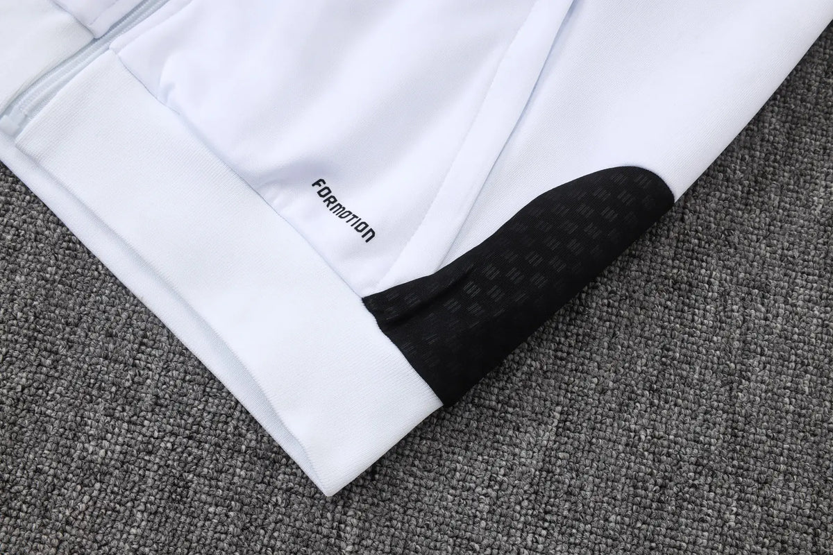 Tuta Full-zip Liverpool 26/27 Uomo Bianco e Nero | Tuta da Calcio - CalcioVivo