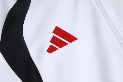 Tuta Full-zip Liverpool 26/27 Uomo Bianco e Nero | Tuta da Calcio - CalcioVivo