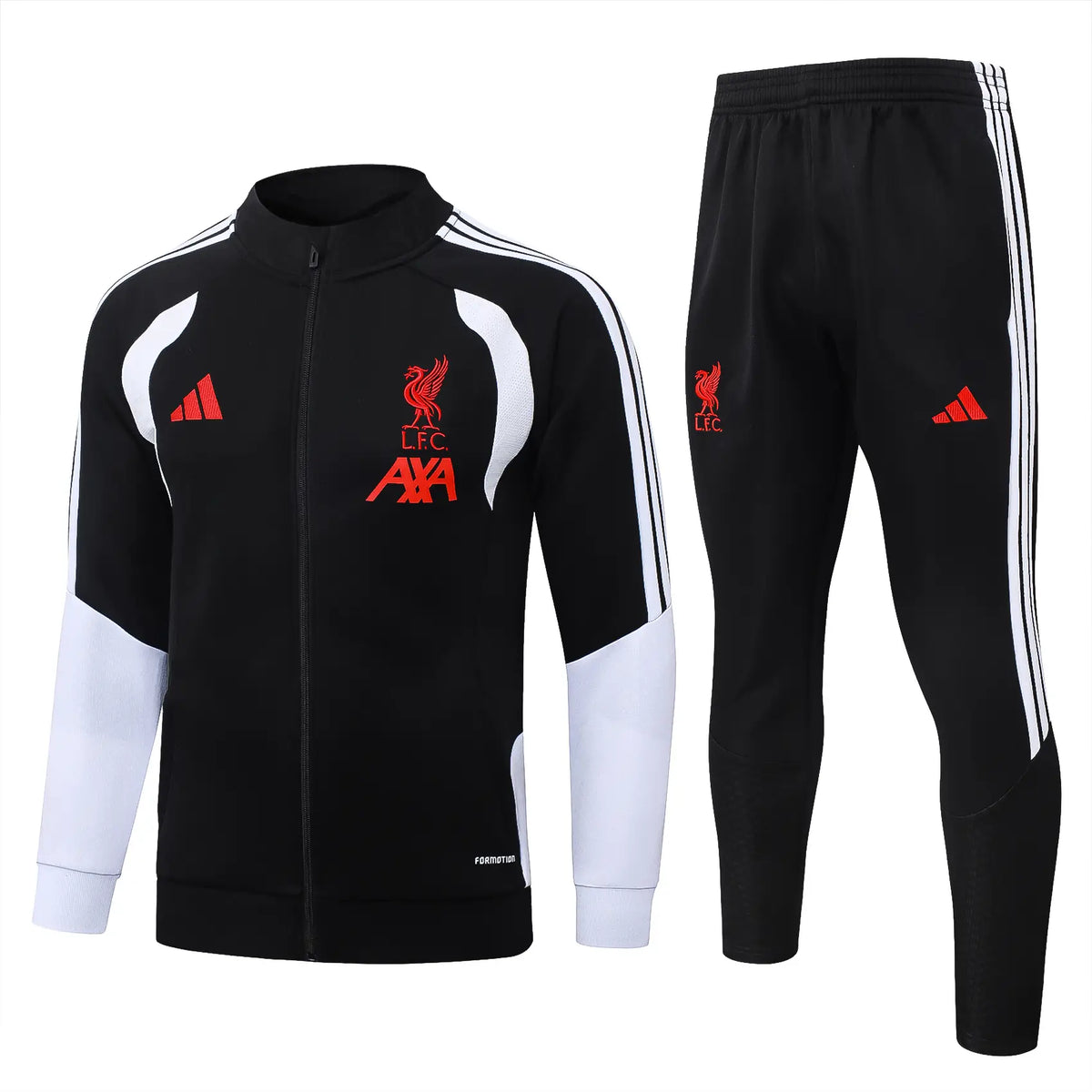 Tuta Full-zip Liverpool 26/27 Uomo Nero | Tuta da Calcio - CalcioVivo