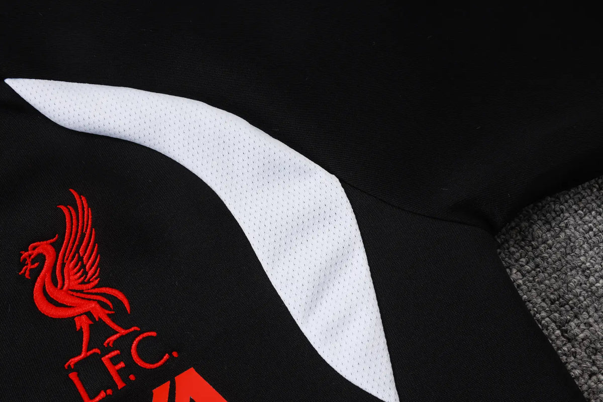 Tuta Full-zip Liverpool 26/27 Uomo Nero | Tuta da Calcio - CalcioVivo