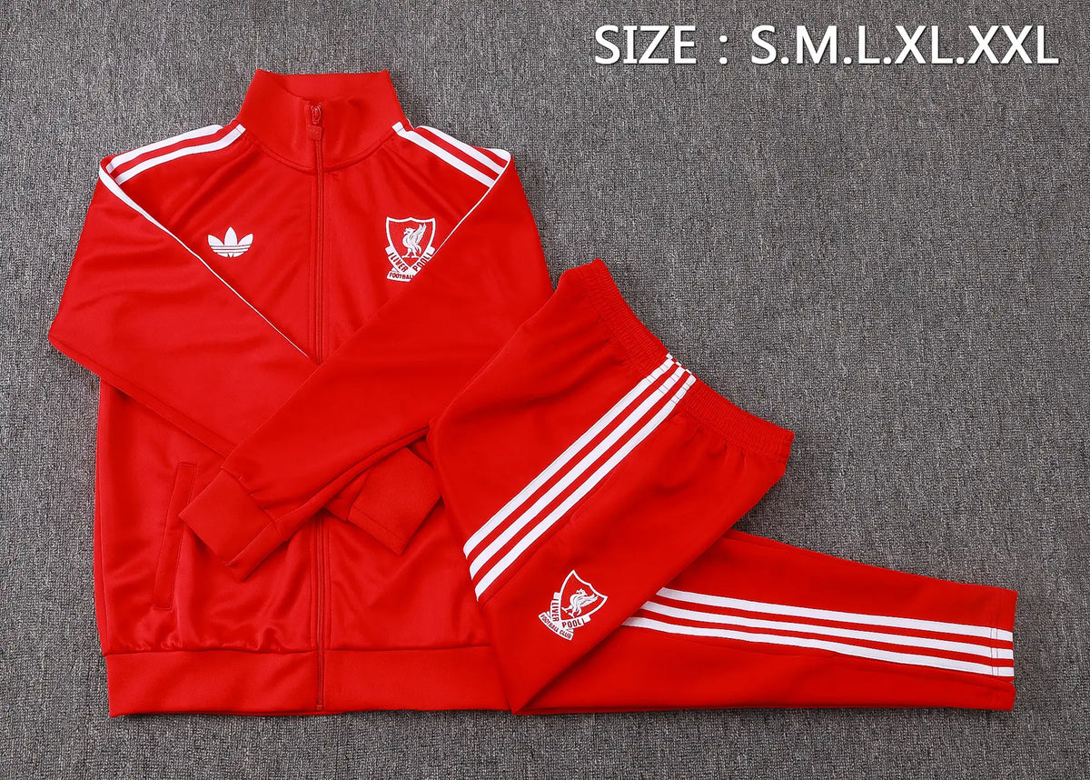 Tuta Full-zip Liverpool 26/27 Uomo Rosso | Tuta da Calcio - CalcioVivo