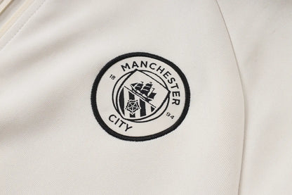 Tuta Full-zip Manchester City 26/27 Uomo Bianco e Nero | Tuta da Calcio - CalcioVivo