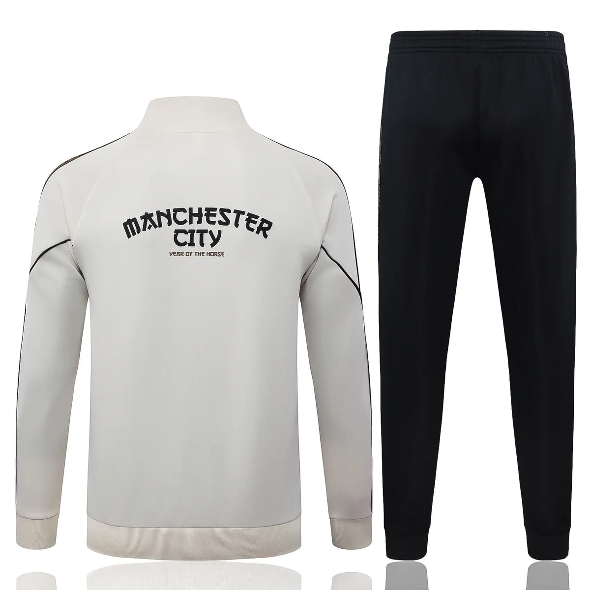 Tuta Full-zip Manchester City 26/27 Uomo Bianco e Nero | Tuta da Calcio - CalcioVivo