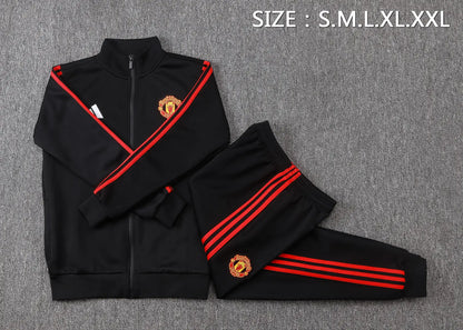 Tuta Full-zip Manchester United 26/27 Uomo Nero | Tuta da Calcio - CalcioVivo