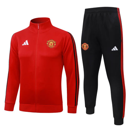 Tuta Full-zip Manchester United 26/27 Uomo Rosso e Nero | Tuta da Calcio - CalcioVivo