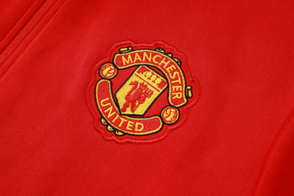 Tuta Full-zip Manchester United 26/27 Uomo Rosso e Nero | Tuta da Calcio - CalcioVivo