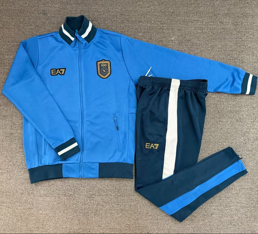 Tuta Full-zip Napoli 26/27 Uomo Azzurro | Tuta da Calcio - CalcioVivo