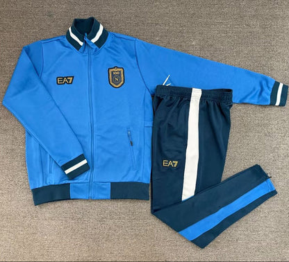 Tuta Full-zip Napoli 26/27 Uomo Azzurro | Tuta da Calcio - CalcioVivo