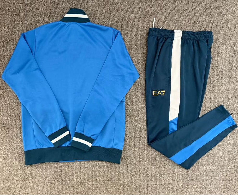 Tuta Full-zip Napoli 26/27 Uomo Azzurro | Tuta da Calcio - CalcioVivo
