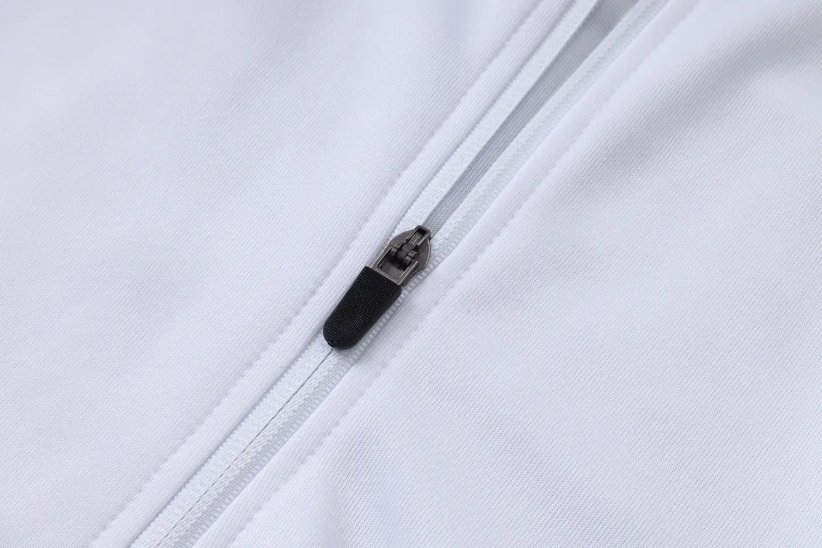 Tuta Full-zip PSG 26/27 Uomo Bianco e Grigio | Tuta da Calcio - CalcioVivo