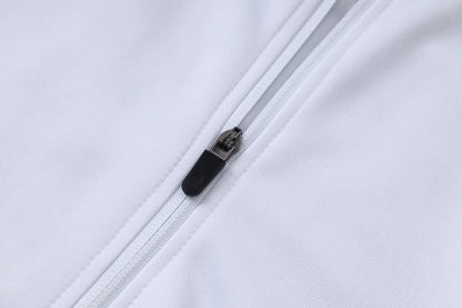 Tuta Full-zip PSG 26/27 Uomo Bianco e Grigio | Tuta da Calcio - CalcioVivo