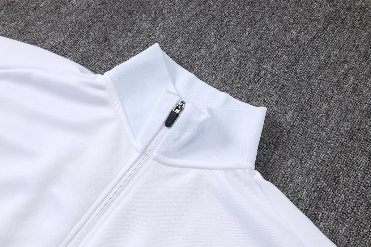 Tuta Full-zip PSG 26/27 Uomo Bianco e Grigio | Tuta da Calcio - CalcioVivo