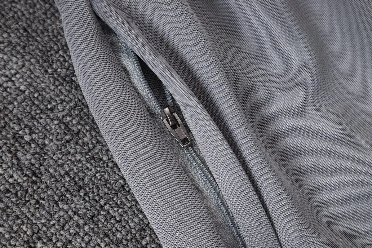 Tuta Full-zip PSG 26/27 Uomo Bianco e Grigio | Tuta da Calcio - CalcioVivo