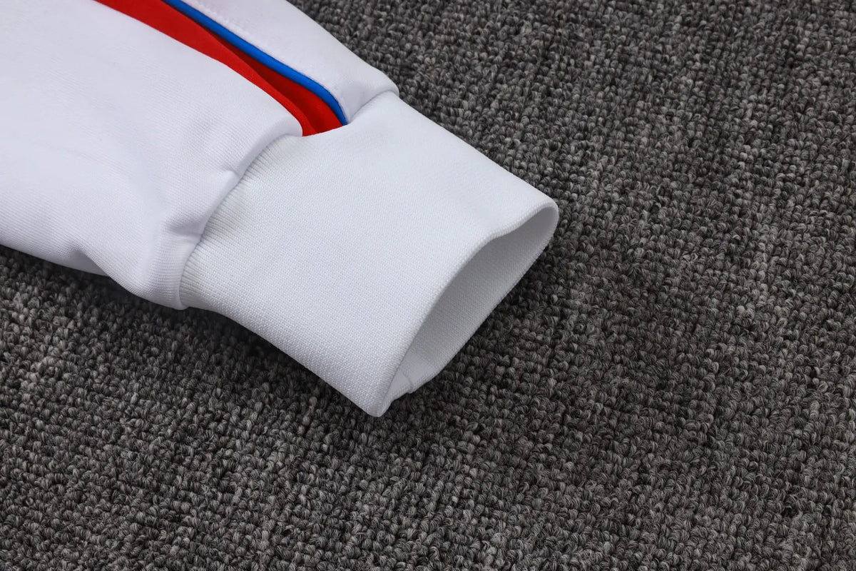 Tuta Full-zip PSG 26/27 Uomo Bianco/Nero | Tuta da Calcio - CalcioVivo