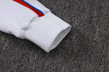 Tuta Full-zip PSG 26/27 Uomo Bianco/Nero | Tuta da Calcio - CalcioVivo