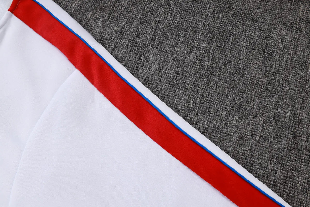 Tuta Full-zip PSG 26/27 Uomo Bianco/Nero | Tuta da Calcio - CalcioVivo