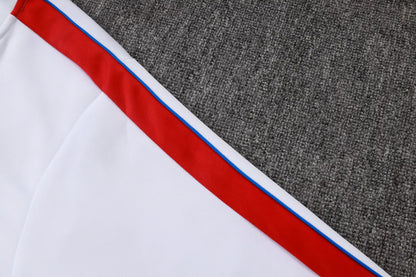 Tuta Full-zip PSG 26/27 Uomo Bianco/Nero | Tuta da Calcio - CalcioVivo