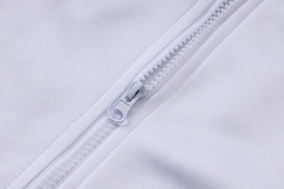 Tuta Full-zip PSG 26/27 Uomo Bianco/Nero | Tuta da Calcio - CalcioVivo