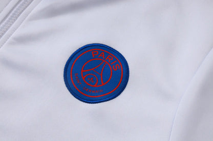Tuta Full-zip PSG 26/27 Uomo Bianco/Nero | Tuta da Calcio - CalcioVivo
