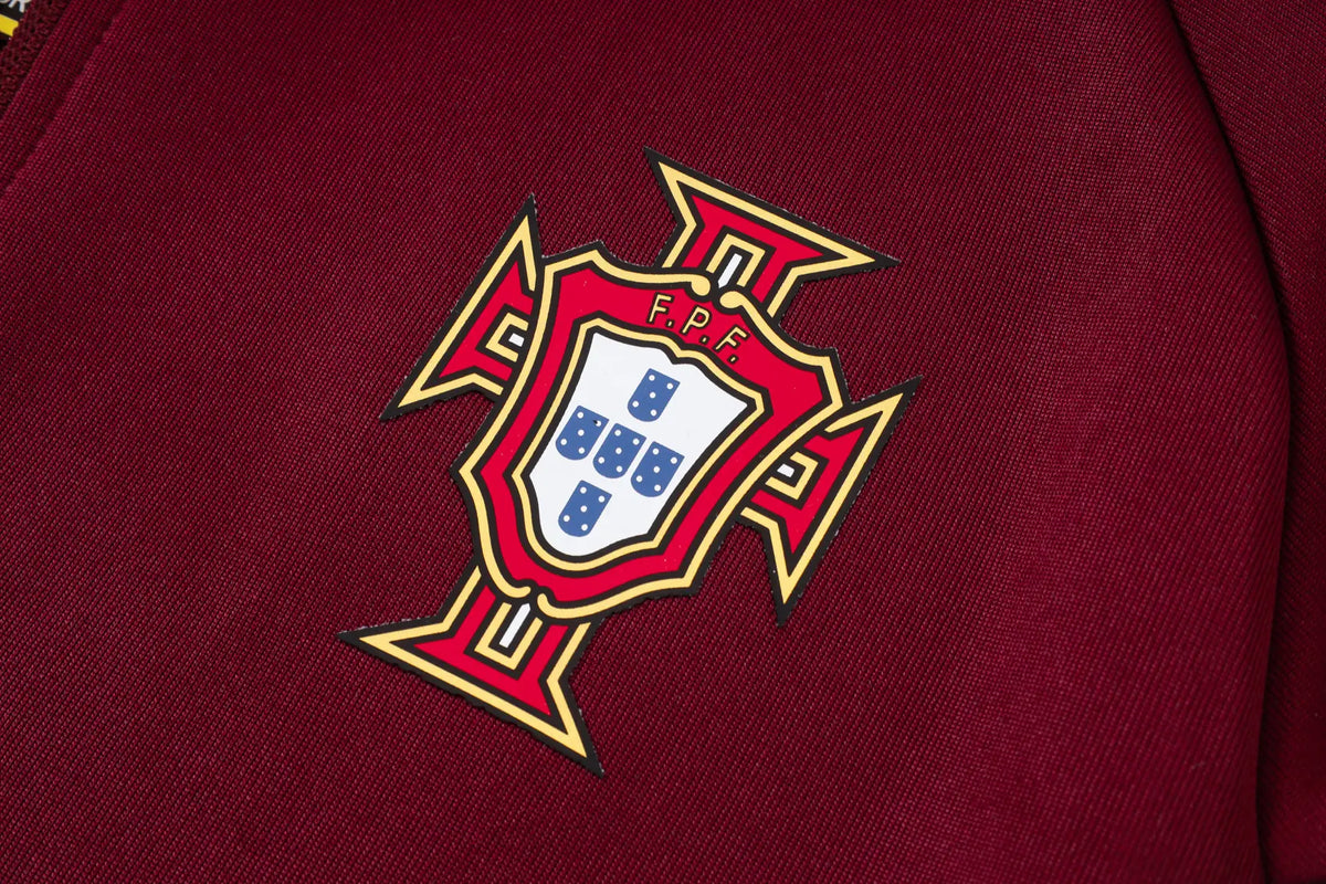 Tuta Full-zip Portogallo 26/27 Uomo Bordeaux | Tuta da Calcio - CalcioVivo