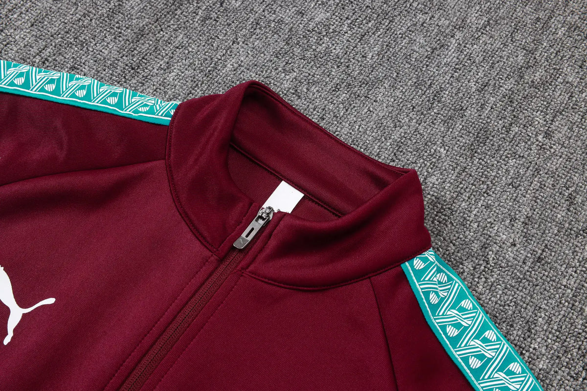 Tuta Full-zip Portogallo 26/27 Uomo Bordeaux | Tuta da Calcio - CalcioVivo
