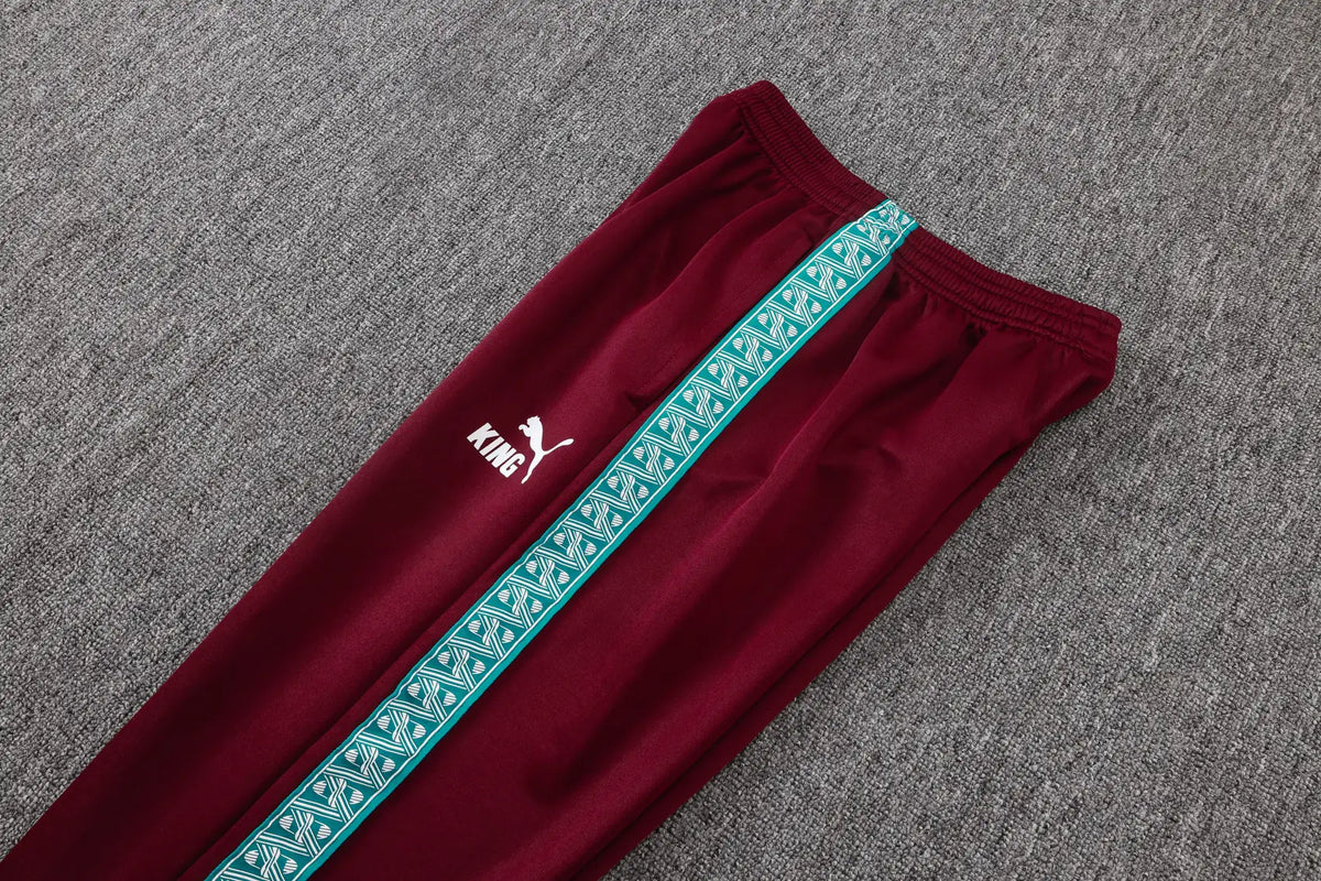 Tuta Full-zip Portogallo 26/27 Uomo Bordeaux | Tuta da Calcio - CalcioVivo