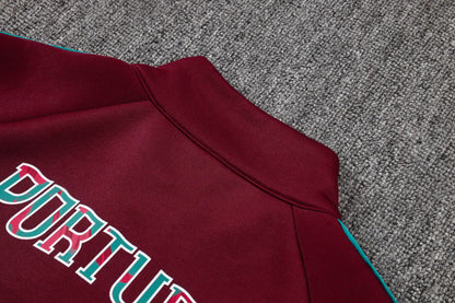 Tuta Full-zip Portogallo 26/27 Uomo Bordeaux | Tuta da Calcio - CalcioVivo