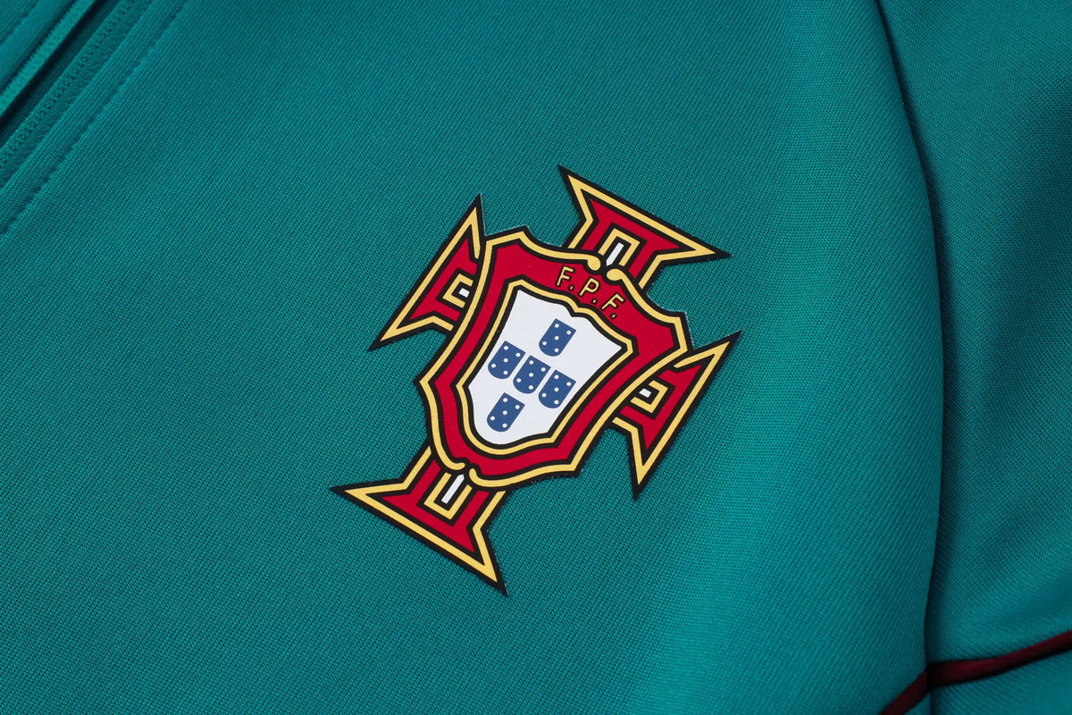 Tuta Full-zip Portogallo 26/27 Uomo Turchese e Bordeaux | Tuta da Calcio - CalcioVivo