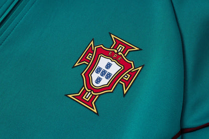 Tuta Full-zip Portogallo 26/27 Uomo Turchese e Bordeaux | Tuta da Calcio - CalcioVivo