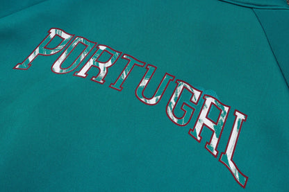 Tuta Full-zip Portogallo 26/27 Uomo Turchese e Bordeaux | Tuta da Calcio - CalcioVivo