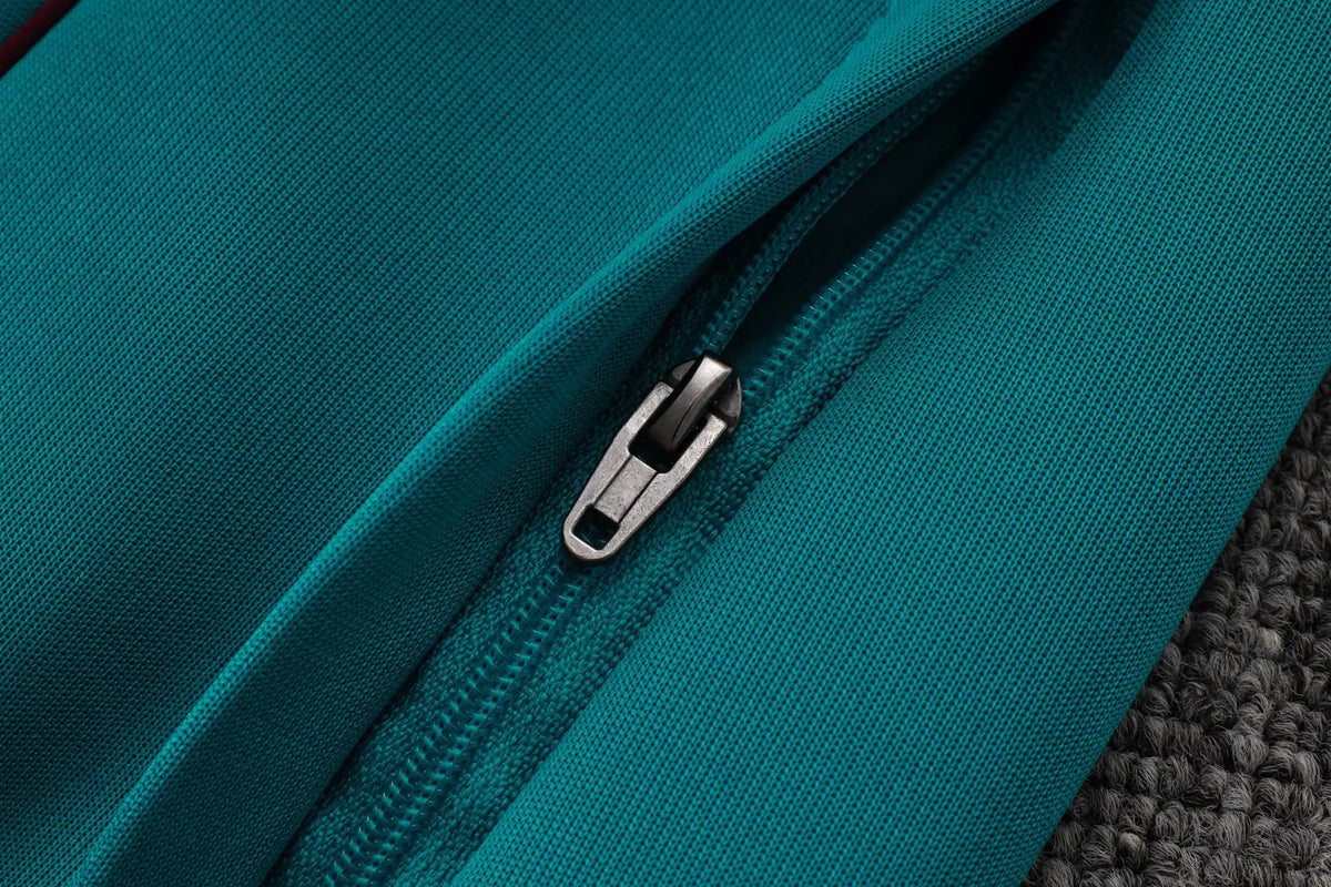 Tuta Full-zip Portogallo 26/27 Uomo Turchese e Bordeaux | Tuta da Calcio - CalcioVivo