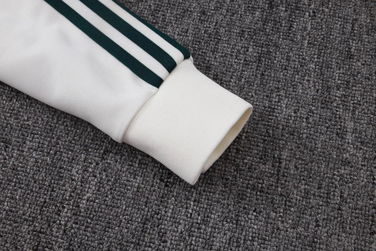 Tuta Full-zip Real Madrid 26/27 Nero Uomo Bianco e Verde | Tuta da Calcio - CalcioVivo