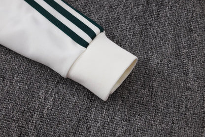 Tuta Full-zip Real Madrid 26/27 Nero Uomo Bianco e Verde | Tuta da Calcio - CalcioVivo